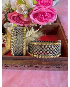 Pachi Kundan Bangles 001