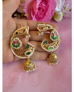 Pachi Kundan Ear Cuff